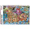 Piatnik 5568 Puzzle da 1000 pezzi The Pink Pirate