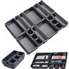 2x portaposate cassetto plastica divisori posate organizer cucina porta  utensili