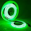 TOPAI Striscia LED COB 5 Metri Impermeabile Tagliabile, Strip LED Verde Alta Luminosità, DC 24V CRI>90 480LED/M Alta Densità Autoadesivo Per Camera da Letto,Decorazione Cucina