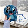 Generic Stitch Case 3D Cartoon Animal Cover Animated Cool Fun Cute Kawaii Soft Funny Funny Unique Character Cases (per iPhone 11)