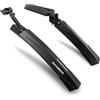 ROCKBROS Parafango Bici MTB in Gomma Morbida Elastica Sgancio Rapido Nero 26 Pollici