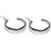 Vestopazzo orecchini mezzi cerchi bombati, alluminio 100% riciclato, lavorazione artigianale,diametro 5 cm,AL17382