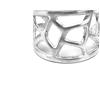 Vestopazzo Vlnet bracciale rigido fascia aperta traforato| realizzato a mano | alluminio 100% riciclato| Nickel tested | misura regolabile | AL00125