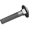 Keple M6x16mm Bulloni per carrozze di Keple, 50 pezzi, bulloni a testa a fungo con collo quadrato, bulloni per cancelli, porte, testiera, zincati, viti per bulloni per carrozze, DIN 603