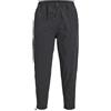 JACK & JONES Pantalone Cargo, Vita Normale con Elastico, Tasche Laterali, Lunghezza alla Caviglia e Orlo con Elastici. (L, Nero)