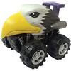 Wild Zoomies - Aquila di Deluxebase. Monster truck a frizione con fantastico motociclista animale, ottimo giocattolo a tema aquila per ragazzi e ragazze