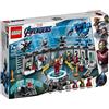 LEGO Super Heroes Marvel Avengers Sala delle Armature di Iron Man, Playset Laboratorio Modulare con 6 Minifigure dell'Universo Marvel, 76125