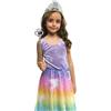 Rubie's Rubies Set accessori principessa per bambine e bambini, tiara e bacchetta argentata e blu, accessorio per carnevale, feste e compleanni