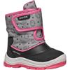Geox B FLANFIL Girl B ABX, Scarpone da Neve Bambina, Black/Fuchsia, 27 EU