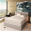 Baldiflex Emporio, Materasso Memory Foam Francese Sfoderabile Altezza 30 cm, Ortopedico, Antibatterico, Antiacaro, Hero, Misura 140x190 cm