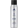 adidas UEFA STAR Edition Deodorante spray anti-traspirazione, aromatico e fresco, da uomo, 150 ml