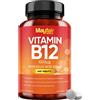 Mayfair Nutrition Vitamina B12 con Acido Folico - Compresse da 1000mcg - Integratore per Vegetariani e Vegani - Senza Glutine e Non-GMO - Fornitura per 6 Mesi