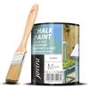 JOVIRA PINTURAS Chalk Paint - Vernice gessata all'acqua opaca + Pennello speciale per legno. Rinnovate i vostri mobili con creatività. (750 Millilitri, Bianco + Pennello) C-10-K