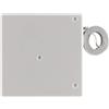 Schellenberg 50702 Avvolgitore Mini Bianco con Nastro, per tapparelle avvolgibili, Spaziatura dei Fori 95 mm, Montaggio nella spalletta della Finestra