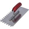 HELPMATE - spatola dentata 10x10 mm - spatola professionale prodotta in Germania - 230 x 130 mm spatola dentata per l'applicazione di stucco e adesivo per piastrelle