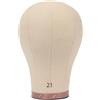 Beyond Your Thoughts Sughero Tela Manichini Testa Display parrucca Mannequin testa Parrucca Fare Capo Con il Monte foro canvas block head mannequin Wig Making Head Mount Hole（53cm/21In）