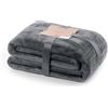 DecoKing Coperta in Pile 70 x 150 cm Super Morbida Calda e Leggera Plaid Mic Grigio
