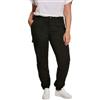 Urban Classics High Waist Cargo Pants, Pantaloni Donna, Nero, 34