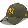 New Era York Yankees Kinderkappe Baseball MLB 9Forty cap Strapback Oliv - Youth