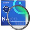 NEEWER 37mm MC Filtro di Protezione UV 24 Strati con Rivestimenti Nano Resistenti/HD Vetro Ottico/Impermeabile/Resistente ai Graffi/Fotogramma Ultra Sottile in Lega di Alluminio/Filtro Ultravioletto