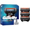 Gillette ProGlide Power - Lame di ricambio per rasoio da uomo, confezione da 3