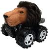 Wild Zoomies - Leone di Deluxebase. Monster truck a frizione con fantastico motociclista animale, ottimo giocattolo a tema leone per ragazzi e ragazze