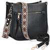 VASCHY Borsa Tracolla Donna,Borsa Donna Moda Borse Donna Pelle Borsa a Mano Elegante Borsa a Spalla Borsetta Donna Tracolla Nero
