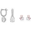 Swarovski Constella Orecchini Pendenti, con Cristalli e ZirconiaSwarovski a Taglio Tondo, Placcati in Tonalità Rodio, Bianco & Orecchini Attract, Nessun tipo di metallo, Multicolore, Placcato rodio