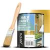 JOVIRA PINTURAS Chalk Paint - Vernice gessata all'acqua opaca + Pennello speciale per legno. Rinnovate i vostri mobili con creatività. (750 Millilitri, Oro + Pennello) C-11-K