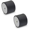 Ganter Normelemente 451-20-20-M6-EE-55 GN 451 | 2 pezzi, nero, d1: 20 h1: 20 d2: M6
