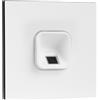 EKEY 204710 Set lettore d'impronta digitale ekey sLine bianco per Gira 106 bianco traffico, unità di controllo, per impianto citofonico Gira, 0,4 W, 12-24 V, Lettore d'impronta digite bianco