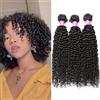 RICHAIR Fasci di Capelli Umani, Fasci di Capelli Ricci Ondulati 3, 8 Pollici, Human Hair Bundles, Fasci di Capelli Ricci Brasiliani, Capelli Umani Vergini Brasiliani, 50g/pacco (Totale 150g)