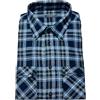 Siry Work Camicia Uomo Casual Manica Lunga in Flanella Tinto Filo 100% Cotone con Doppio Taschino sul Petto e Chiusure a Zip Art. MOENA (XL, 0167)