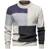 Generic Maglione Lana Uomo Invernale - Maglione di lana Lavorato a Maglia da Uomo a Maniche Lunghe in di colori assortiti Casual Autunno e Inverno Cappotto Corto Invernale