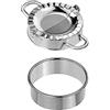 Teogneot Stampo per Ravioli Dumpling Maker Stampi per Ravioli Set di Tagliabiscotti e Stampi per in Acciaio Inox Accessorio