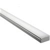 DVM EHOS T02 - Lampada LED sottopensile 400mm per interno casa. In alluminio in finitura anodizzata. Accensione/Spegnimento touch. Luce naturale (4100° K). Driver 10W incluso (1)