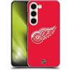 Head Case Designs Licenza Ufficiale NHL Semplice Detroit Red Wings Custodia Cover Dura per Parte Posteriore Compatibile con Samsung Galaxy S23 5G