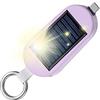Yajexun Charger Solare - Portachiavi a energia Solare Bank Tipo C | Caricatore Solare Portatile con Carica Orologio Senza Fili, Banca di Alimentazione da Viaggio 3000 Ah