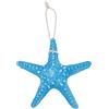 GORGECRAFT 16x16 cm Resina Stella Marina Ornamenti Grande Mare Appeso Decorazione Da Parete Stile Mediterraneo Azzurro Spiaggia Stella Marina Ciondolo Casa Ristorante Camera Da Letto Bagno Festa