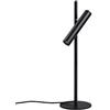 LUUK LIFESTYLE Lampada da tavolo a LED, design estetico, lampada da ufficio, lampada da scrivania, da lettura, da comodino, comando a tocco, con luminosità regolabile, nero opaco