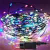 OXYN Lampadine Luci Micro LED Natale 8 Giochi Luce 240V Filo Verde Lampada Casa Albero Decorazioni Natalizie Matrimonio Feste Party Nozze Presepe Esterni Interni (180 MicroLed 14m Multi Colore)