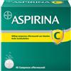 Aspirina C Antinfiammatorio Antidolorifico per Influenza Raffreddore e Febbre con Vitamina C, 40 Compresse