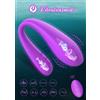 Paloqueth Couple Vibrator Wireless Clitoris G-Spot Stimulator Purple