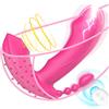 Paloqueth Wearable Panty 3-in-1 G-Spot & Suction Vibrator with Remote Control Pink