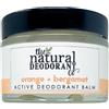 The Natural Deodorant Co, Active Deodorant Balm, On-the-Go Application, Perfect for Gym Use, Orange & Bergamot, 55g