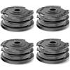 Viilich 4 Bobine di Filo per Bobine Trimmer Bosch, Bobina di Ricambio per decespugliatore Bosch F016800351 Art 24, 27, 30 e Art 30-36 LI (6,1m x Ø 1,65 mm)