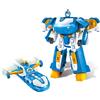 Super Wings 3-in-1 World Aircraft Transforming Robot con effetti luminosi e sonori, con un Transform-a-Bot Jett da 2'', giocattoli Transformable per bambini e bambine dai 3 anni in su