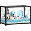 BUCATSTATE Gabbia per Criceti 2.0: Metallo Gabbia Criceto Grande Impilabile Facile da Montare 80L X 44,7W X 50,6H cm per Criceti Russi, Criceto Nano, Piccoli Animali