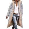 MJGkhiy Cappotto Donna Invernale Lungo Piumino Trapuntato Giacca Giubbino con Cappuccio Curvy Termico Peluche Cappotti Eleganti Caldo Pelliccia Parka Trench Giubbotto con Zip e Tasche Outwear