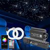 CHINLY Bluetooth Meteor 16W RGBW Twinkle APP LED Fibra ottica Light Star Kit plafoniere Misto 450 pezzi + 8 pezzi = 458 pezzi 3 m Fibra ottica per casa/auto